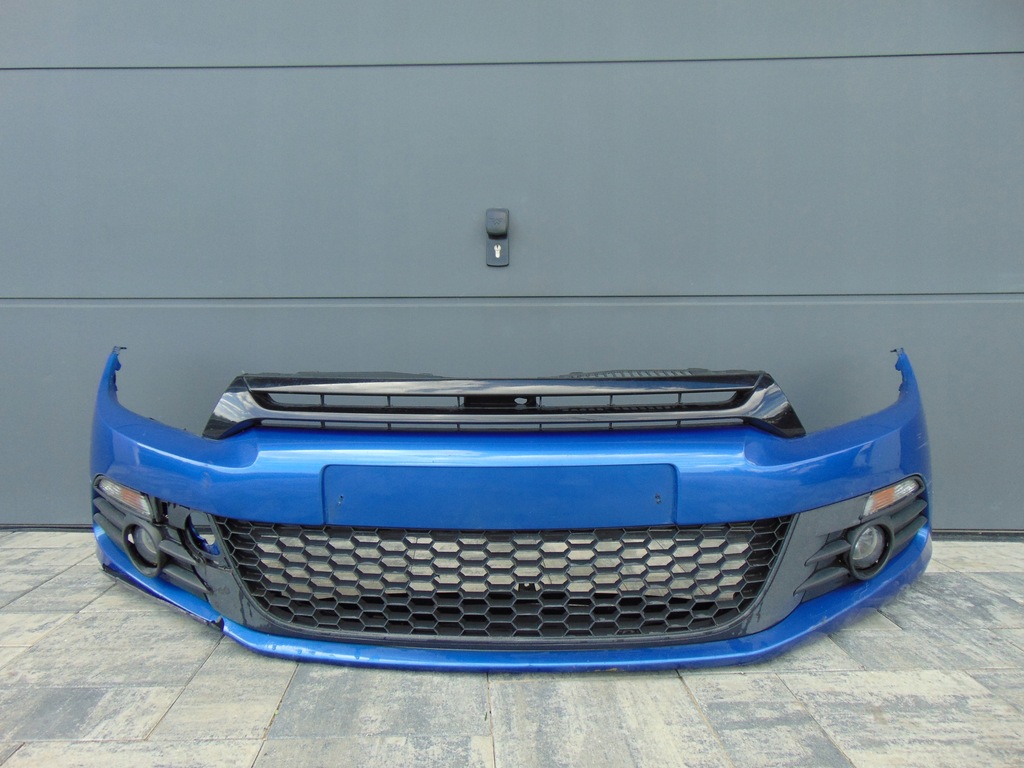 фото №1, Kpl.zderzak перед передний решётка радиатора vw scirocco iii 08-14 lr5z niebieski