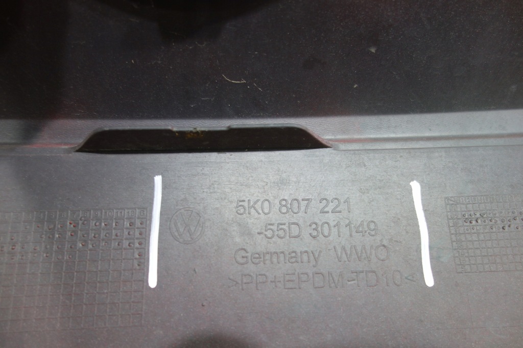 фото №9, Бампер перед vw golf vi 08-12 4pdc омыватель плита