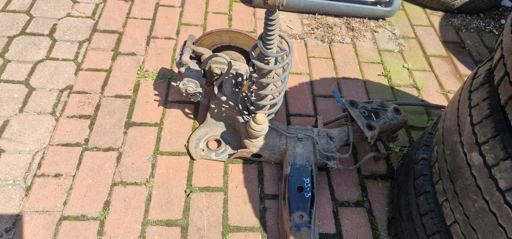 фото №5, Балка підвіска задня oś citroen ds3 гальмівні диски