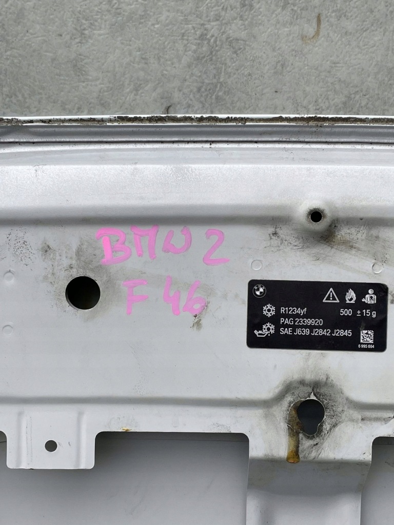 Bmw seria 2 f45 f46 капот крышка двигателя с Разборки