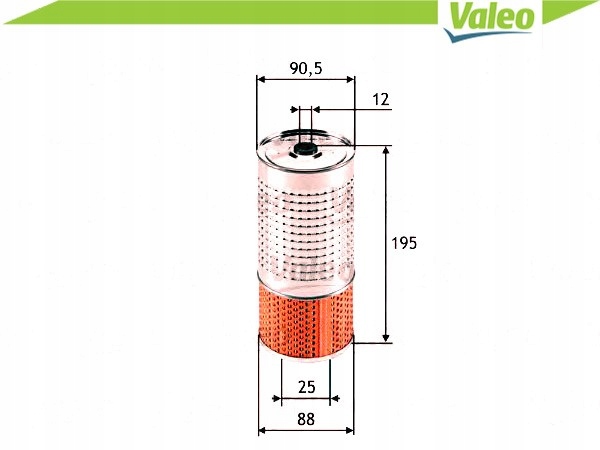 фото №4, Фильтр масла mercedes mercedes 100d 88- valeo
