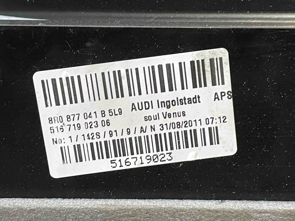 фото №9, Люк audi q5 8r 8r0877041b 2.0l бензиновий 155kw 2012