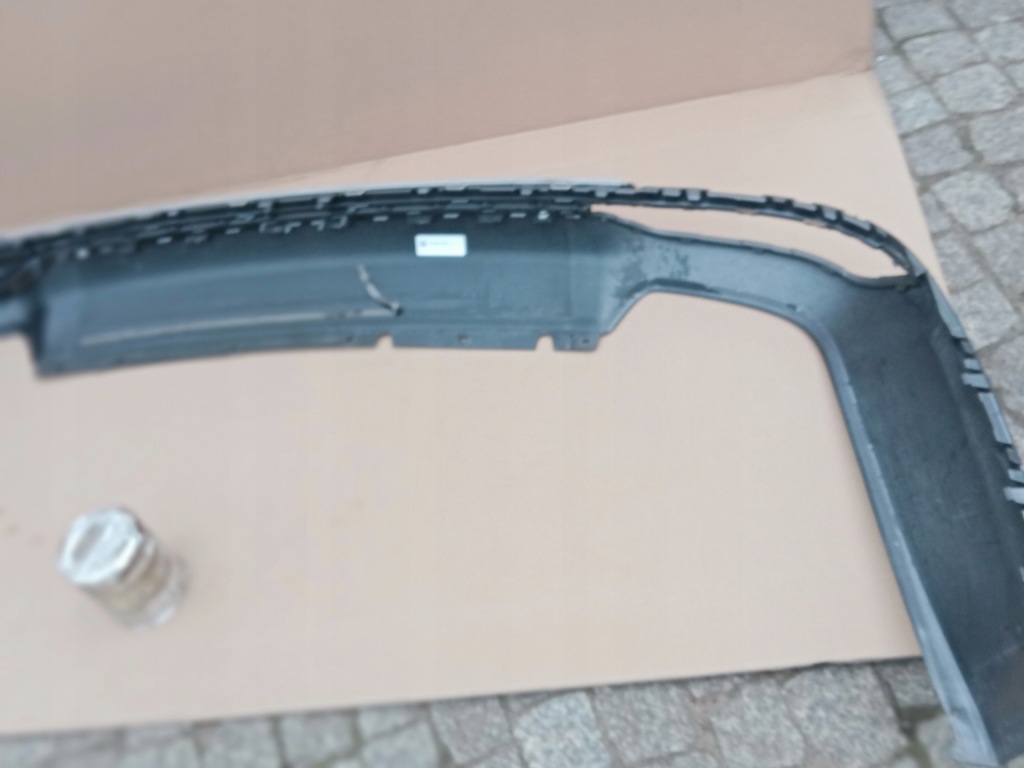 фото №9, Audi a8 d4 накладка хром бампер задня