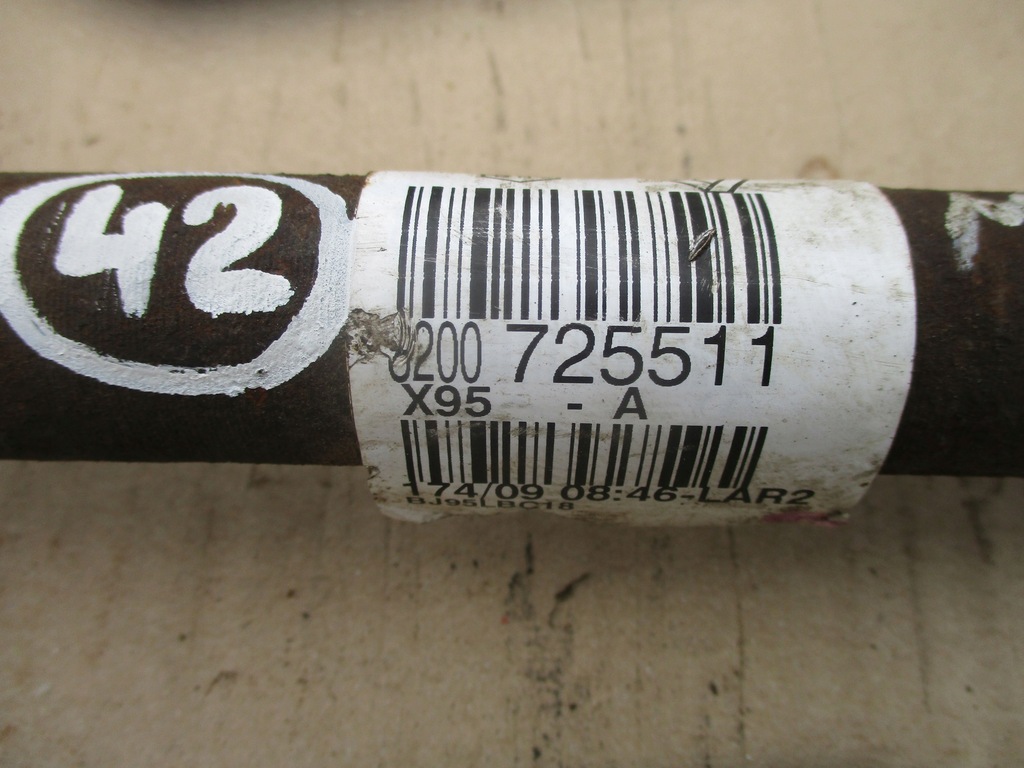 фото №5, Приводной вал правая 8200725511 renault megane iii 1.9dci