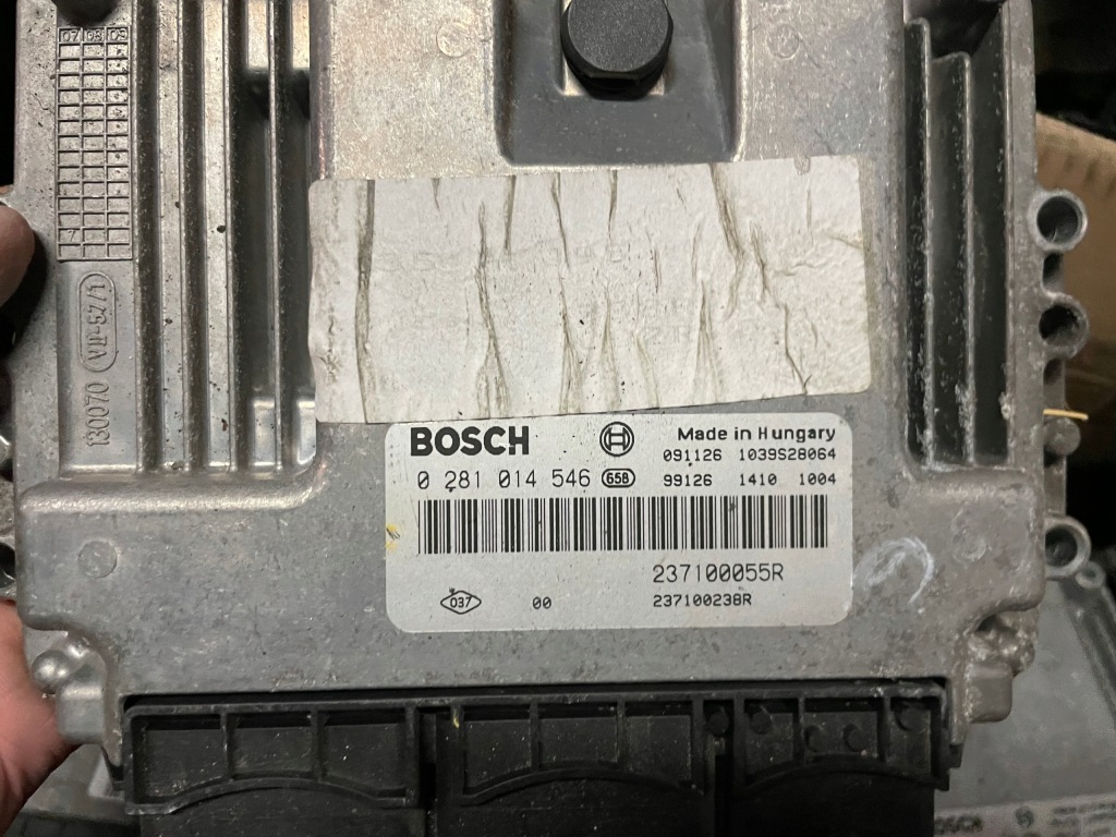 фото №1, Бортовой компьютер двигателя scenic iii 1.9 dci 0281014546