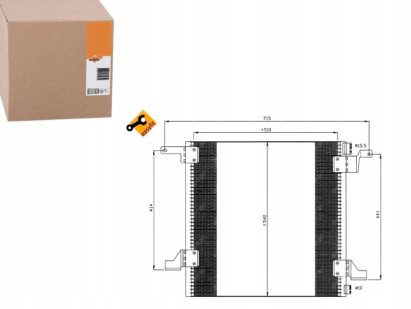 Купити Nrf35526 конденсатор кондиціонера db w163 m-klasa