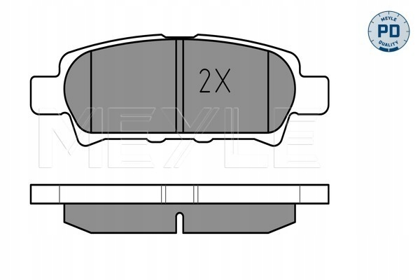 фото №2, Тормозные диски тормозные колодки задняя meyle mitsubishi outlander ii