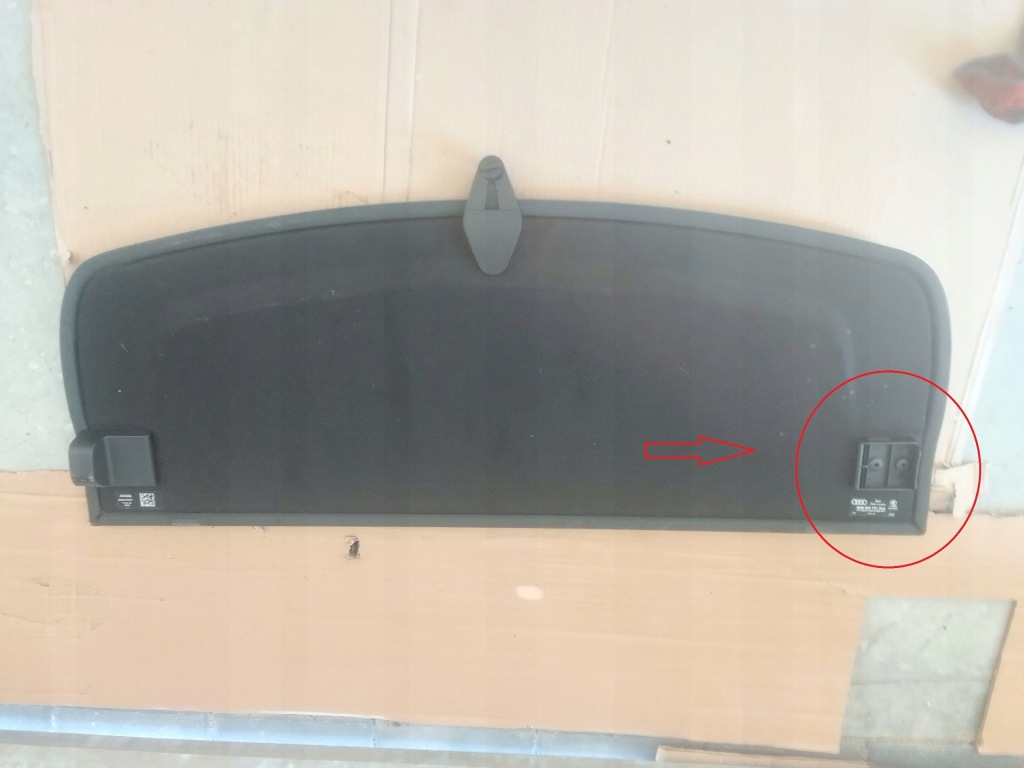 фото №8, Audi a5 8w 18- полка багажника 8w8867771 sportback usa