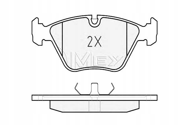 фото №1, Meyle гальмівні колодки гальмівні bmw перед e32 e34 meyle