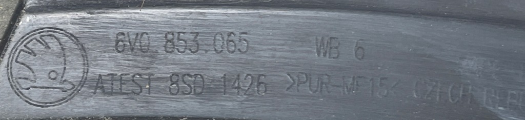 фото №4, ^ fabia iii scout молдинг левая 6v0853065