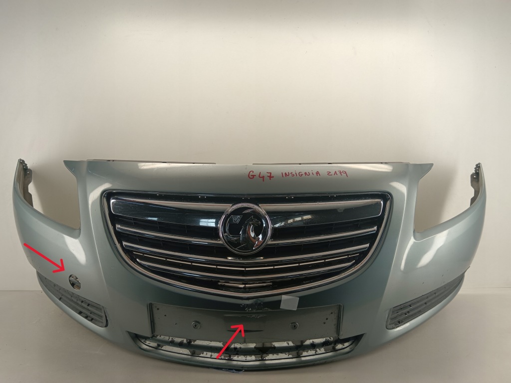 Купить Бампер передний решётка радиатора opel insignia a 08-13 z179