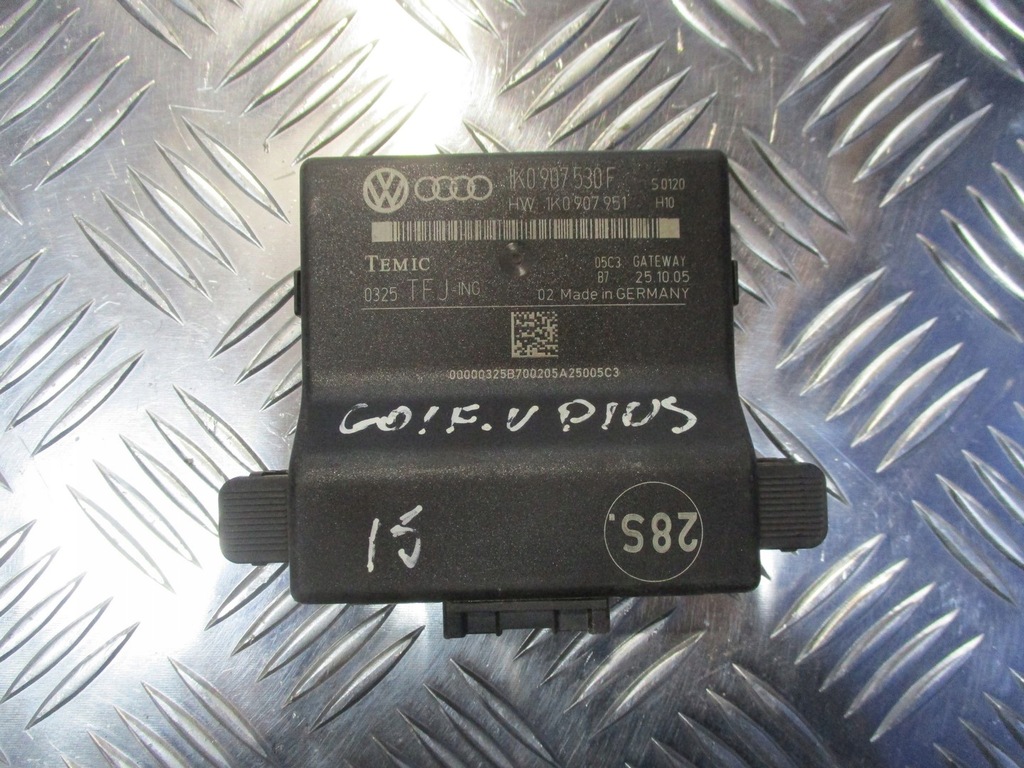 фото №1, Модуль шлюз vw golf v plus 1.9 tdi 1k0907530f