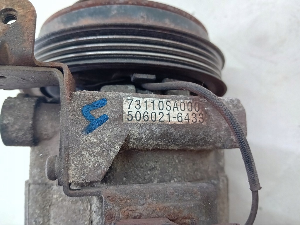 фото №6, Насос, компрессор кондиционера subaru forester ii 73110sa000 506021-6433 2.5