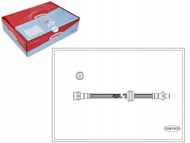фото №1, Шланг гальмівний гнучкий corteco