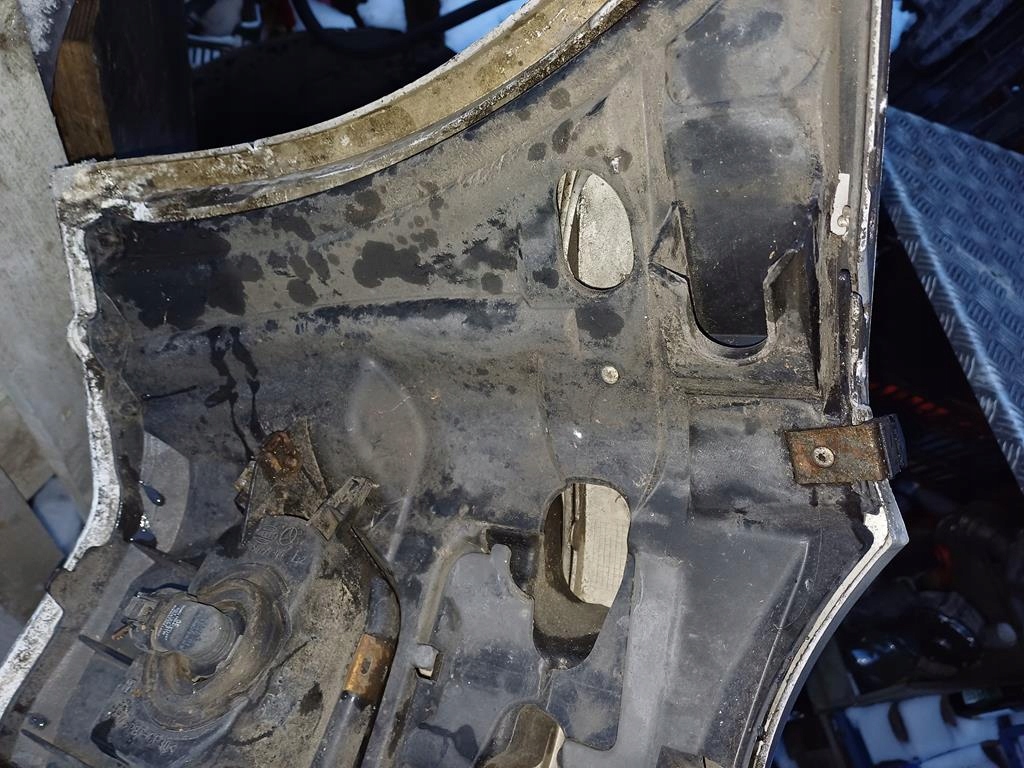 фото №14, Mercedes c-klasa w203 бампер перед 744 pdc сріблястий