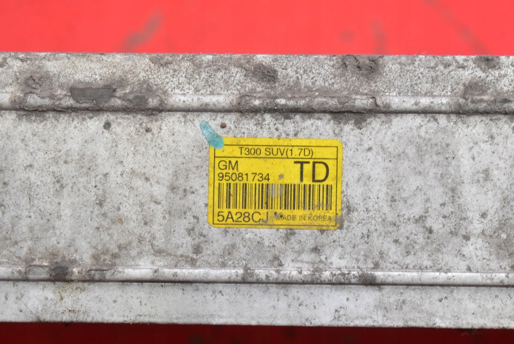 Радиатор интеркулер 95081734 opel mokka a 1.6 cdti 136 km 12-15 Цена