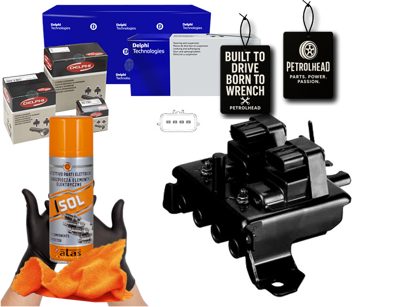 фото №1, Котушка запалювання mazda mx-5 95- delphi #petrolhead pro+ kit4