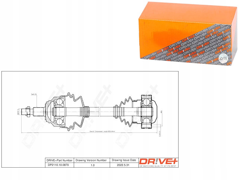 Купить Приводной вал приводная volkswagen golf 98-05 p drive+