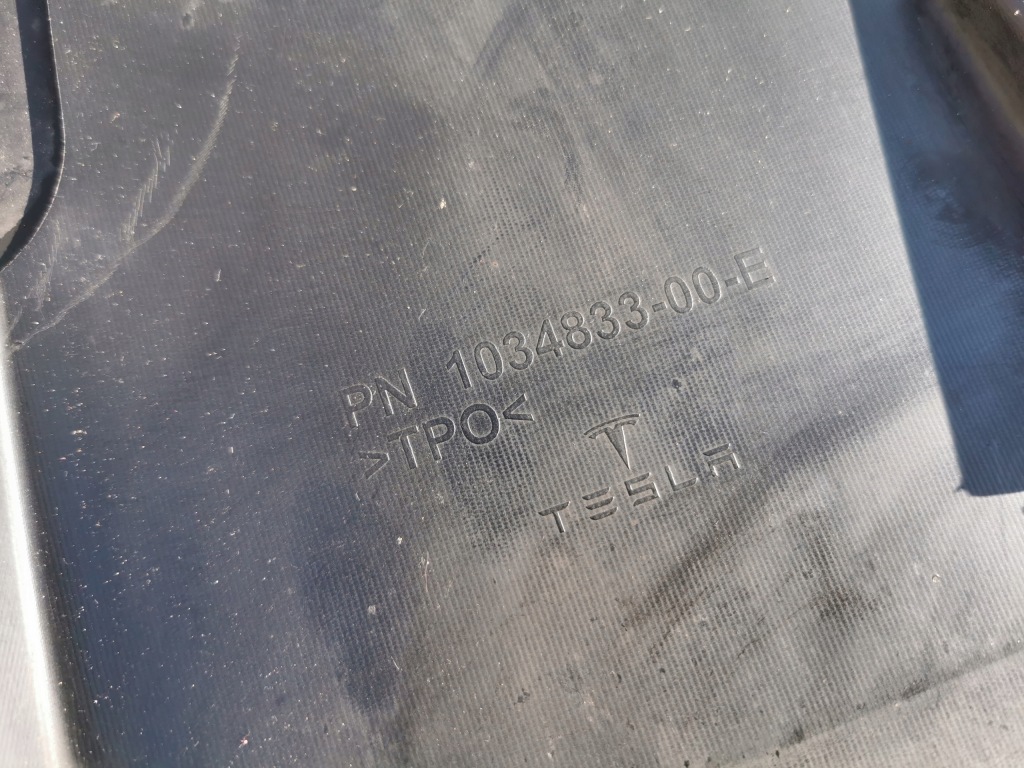 фото №15, Плита захист pod бампер перед передній tesla x 1034833-00-e 1050421-00-d