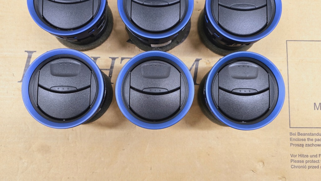 фото №3, Ford fiesta mk6 v 2005-2008 r lift fusion fl решітка обдув niebieska рамка