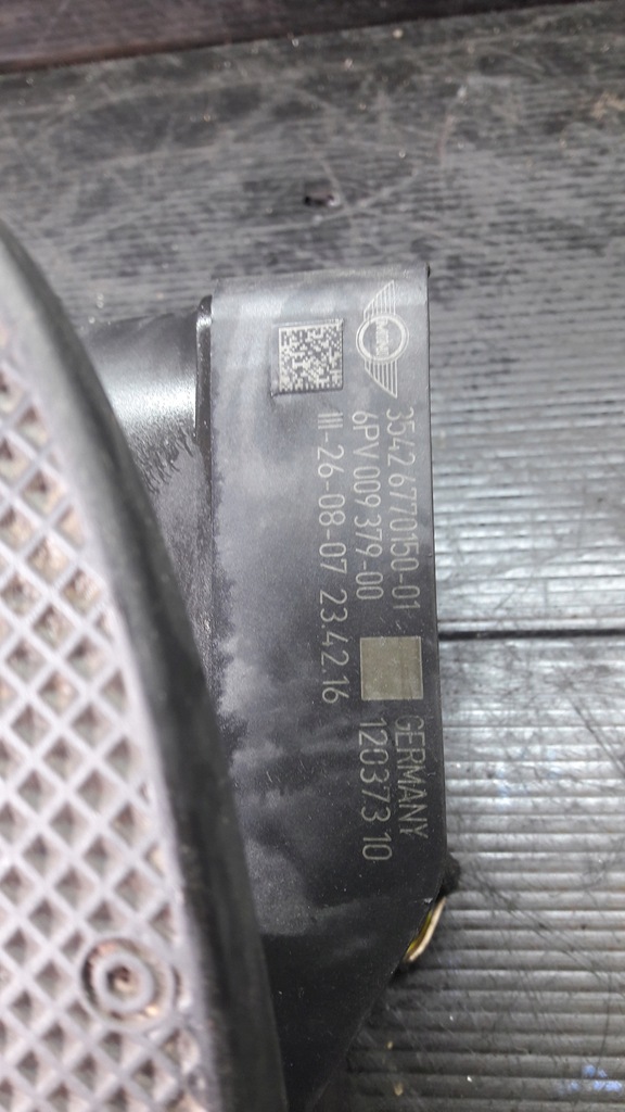 фото №2, Педаль потенціометр газу mini оригінальний номер 6770150