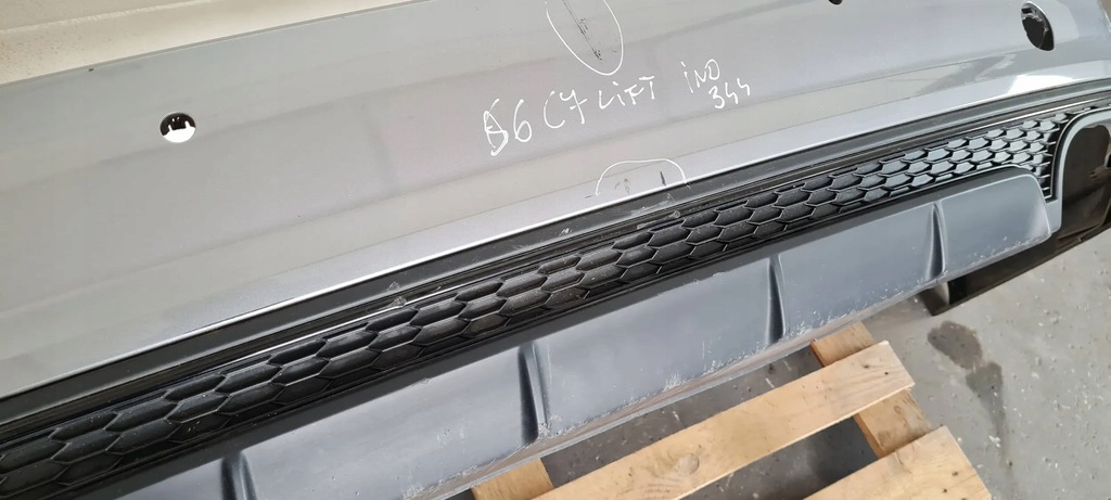 фото №13, S6 c7 4g lift бампер задняя задний диффузор накладка 4g5807067k