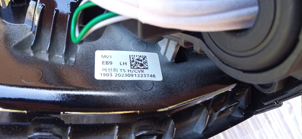 фото №16, Kia ev9 mv 23- зеркало левая 17 pin оригинал eu 87610-do240