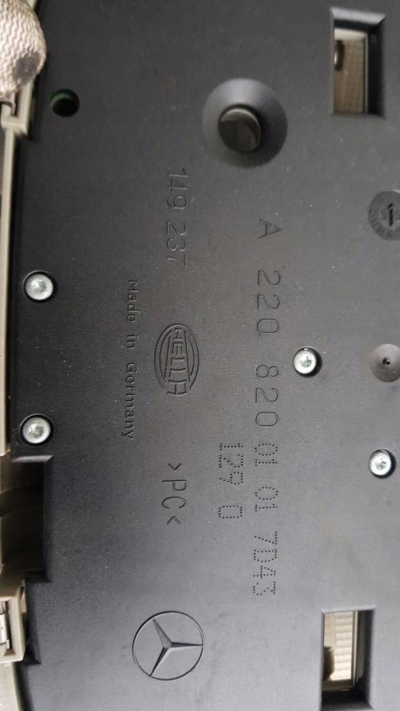 фото №8, Mercedes w220 освітлення кабіни a2208200101