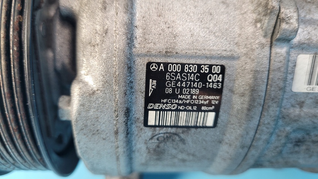 фото №8, Mercedes w213 3.0 cdi компрессор кондиционера a0008303500