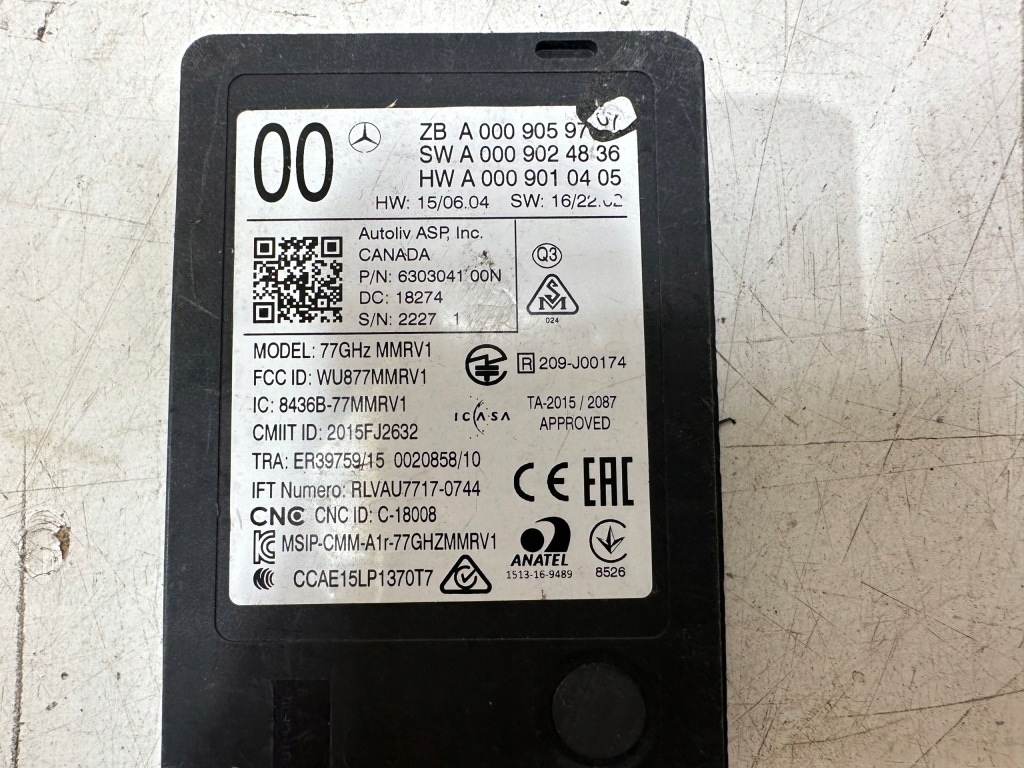 фото №7, Радар distronic acc mercedes a0009059707