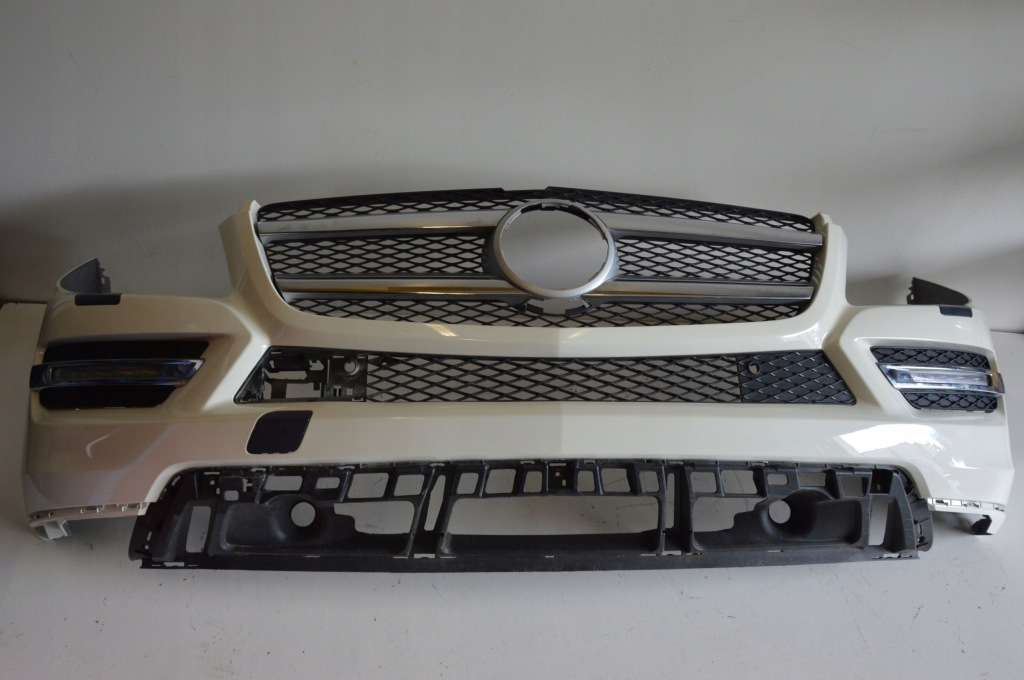 фото №2, Mercedes gl x166 166 решётка левая хром + led