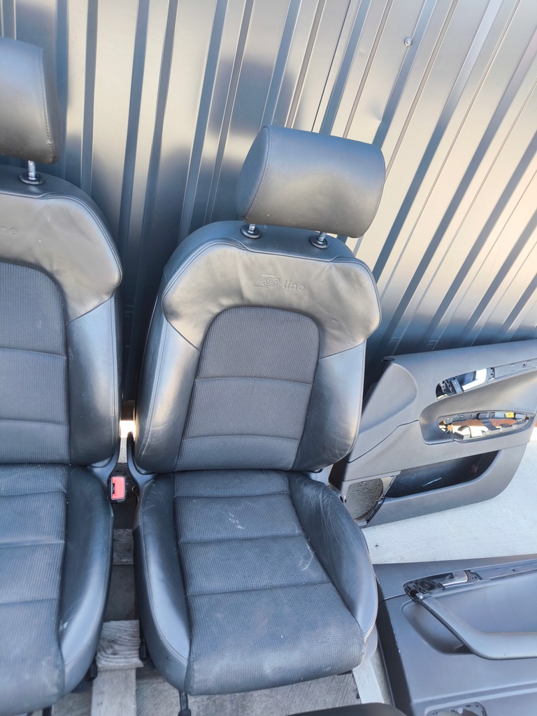 фото №7, Сидіння сидіння audi a3 8p шкіра ковші sportback 5-двері s line pół шкіра