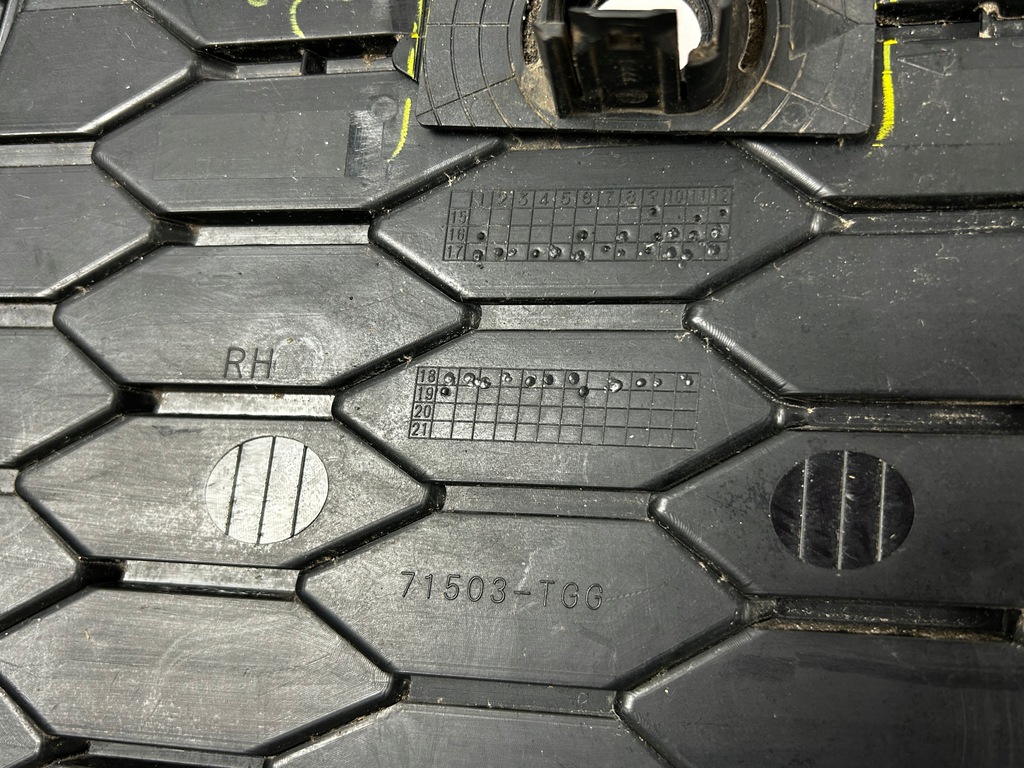 фото №6, Honda civic x права решітка бампера задня задня pdc