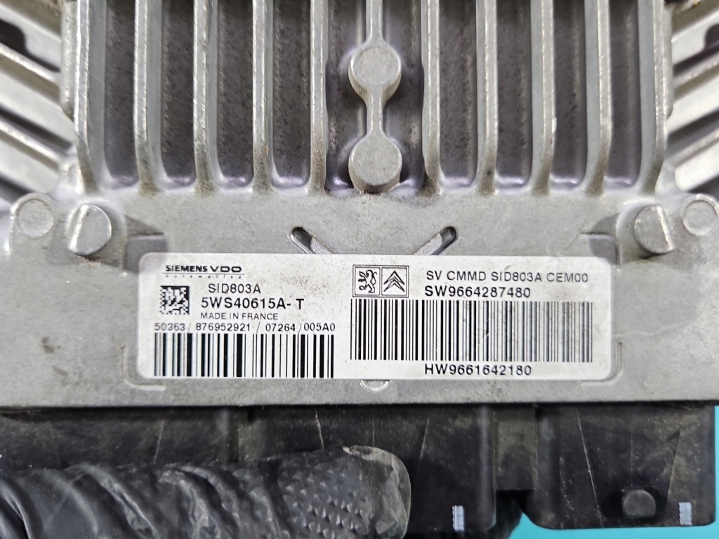фото №6, Бортовой компьютер блок управления двигателя 9664287480 citroen c4 picasso i 2.0 hdi 10dyur