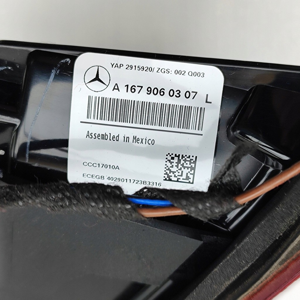 фото №7, Mercedes-benz gle w167 2023 ліва сторона лампи задній кришки багажника