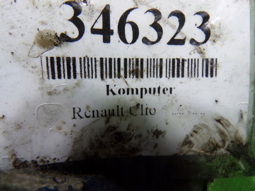 фото №9, Renault clio 1.2 16v бортовой компьютер блок управления двигателя 8200178937
