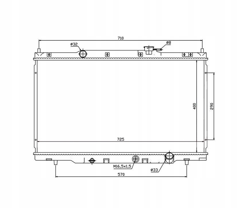 фото №1, Радіатор honda element 03- 19010ppaa01