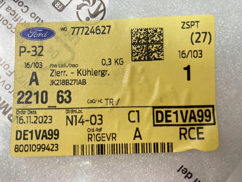 фото №12, Рамка решетка хром ford transit custom