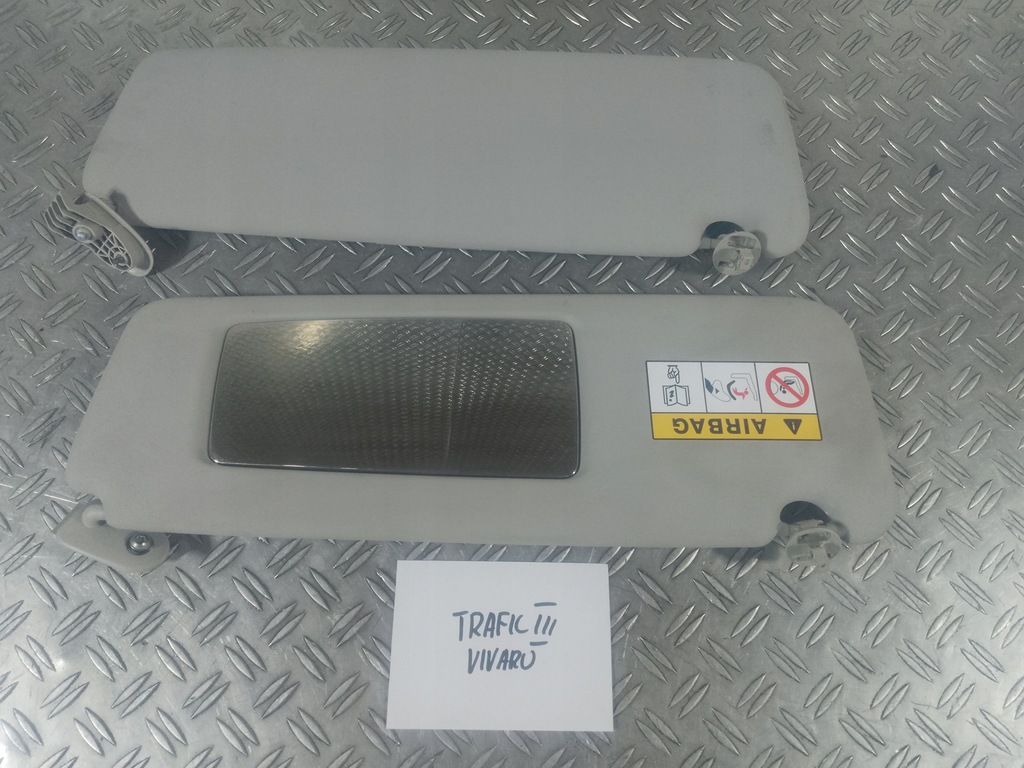 фото №1, Trafic iii vivaro 14- солцезащитный козырёк защита комплект
