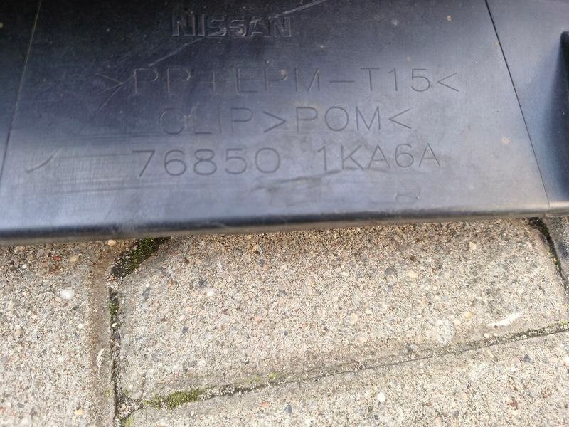 фото №13, Nissan juke 1 i f15 молдинг порог накладка na порог правая 768501ka6a