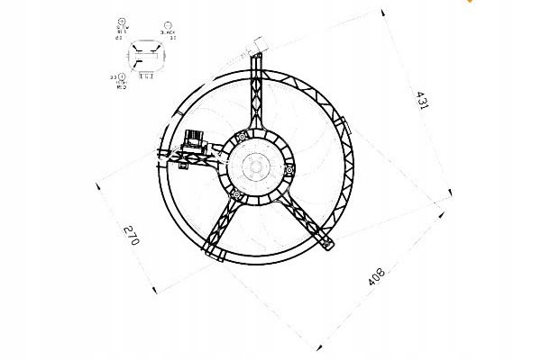 фото №2, Nrf 47508 вентилятор, охолодження двигуна