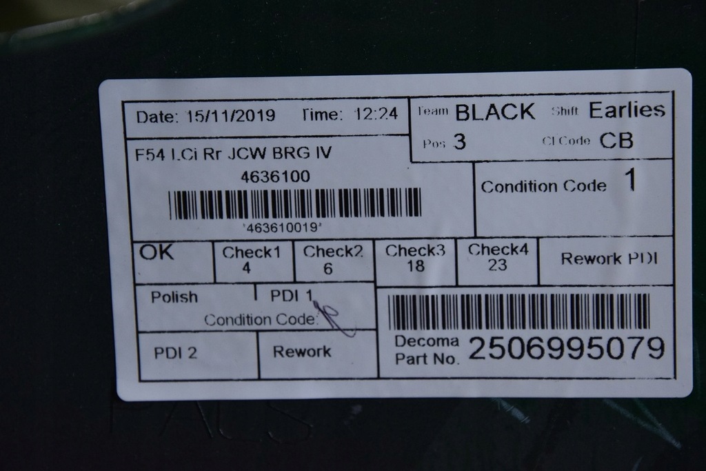 фото №13, Mini clubman john cooper works задня бампер