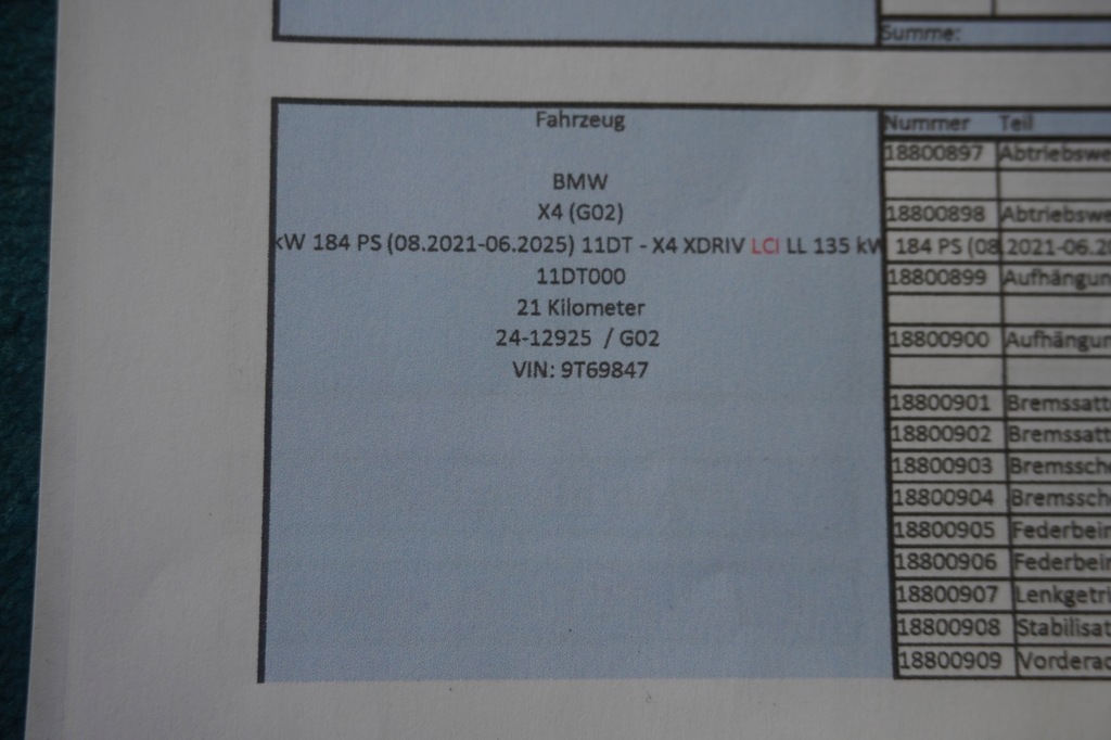 фото №13, Поворотний кулак амортизатор bmw x4 g02 6879751