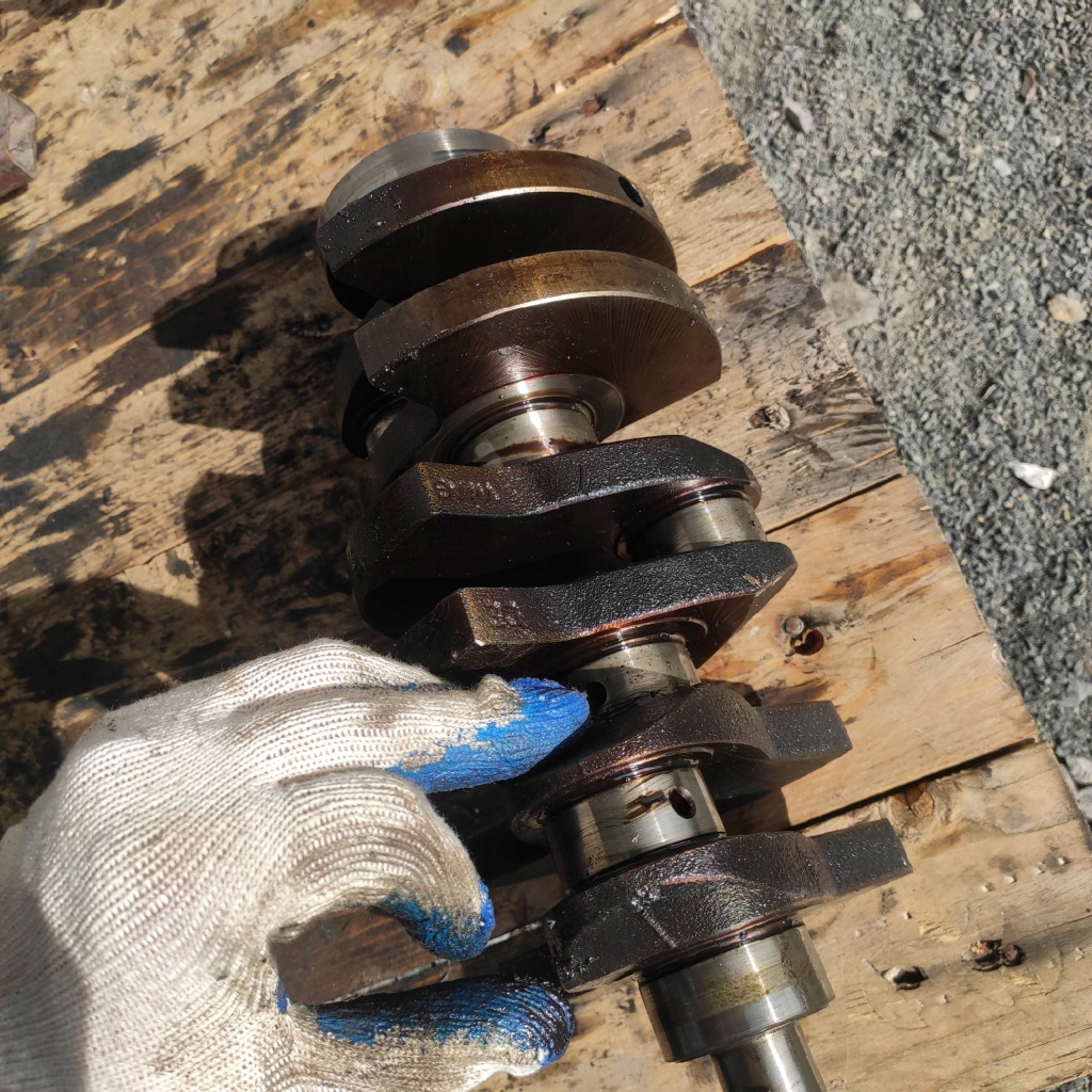 фото №8, Wał колінчастий vw polo 4 iv 9n панель фари 1.2b awy