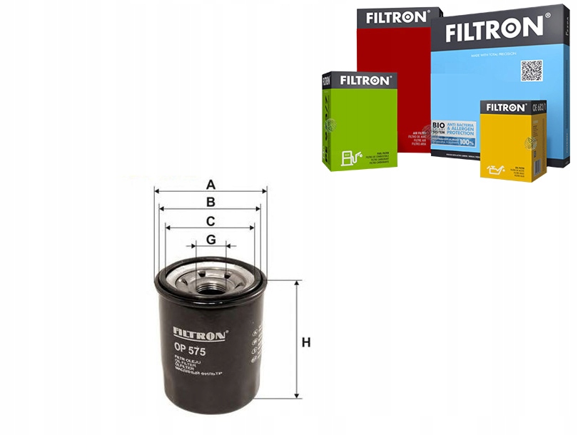 фото №12, Filtron op 575 фільтр оливи
