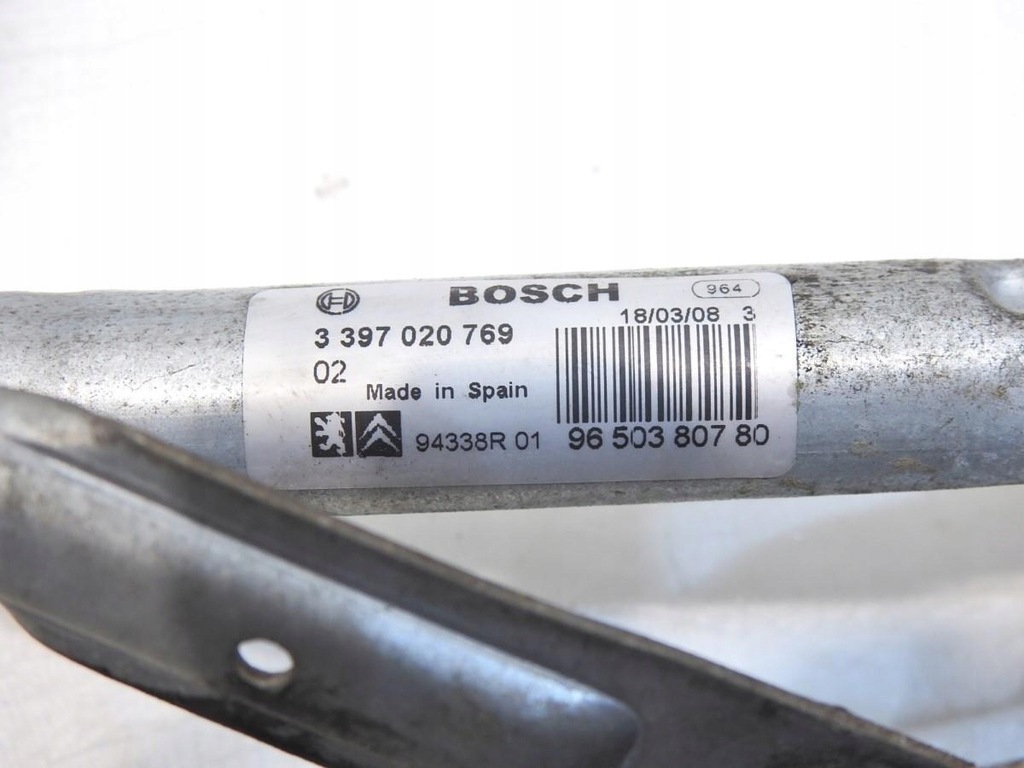 фото №6, Механизм дворник передних peugeot 207