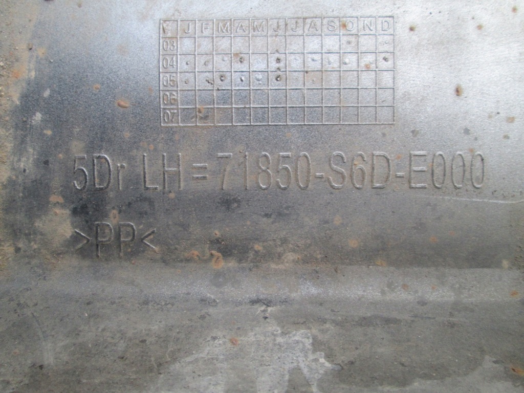 фото №5, Накладка порог порог левая перед honda civic vii hb 5d lift