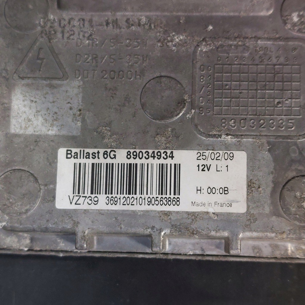 фото №12, Citroen c5 iii лампа ксенон права передня перетворювач колба 9684845080