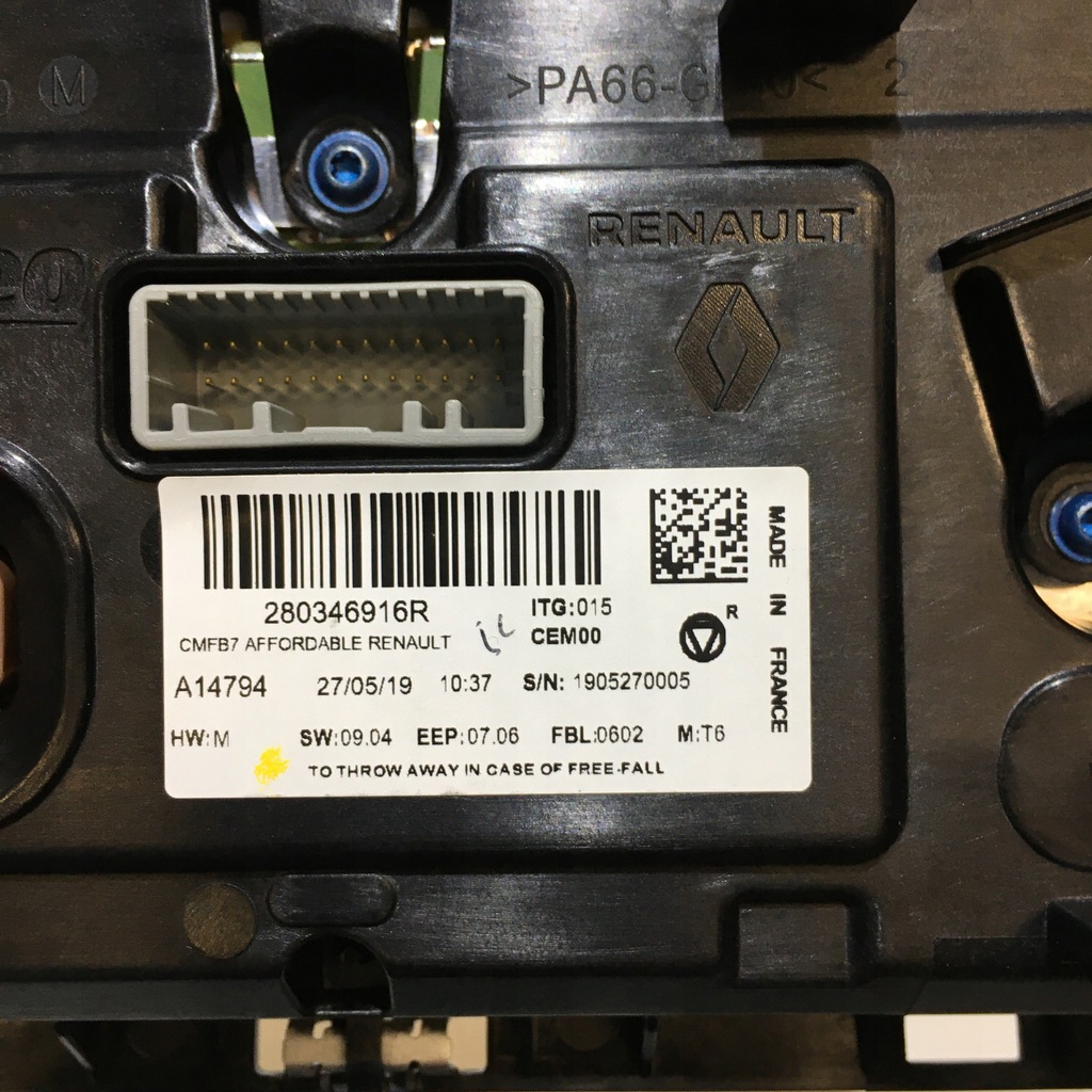 фото №4, Renault clio v екран панель сенсорний 280346916r