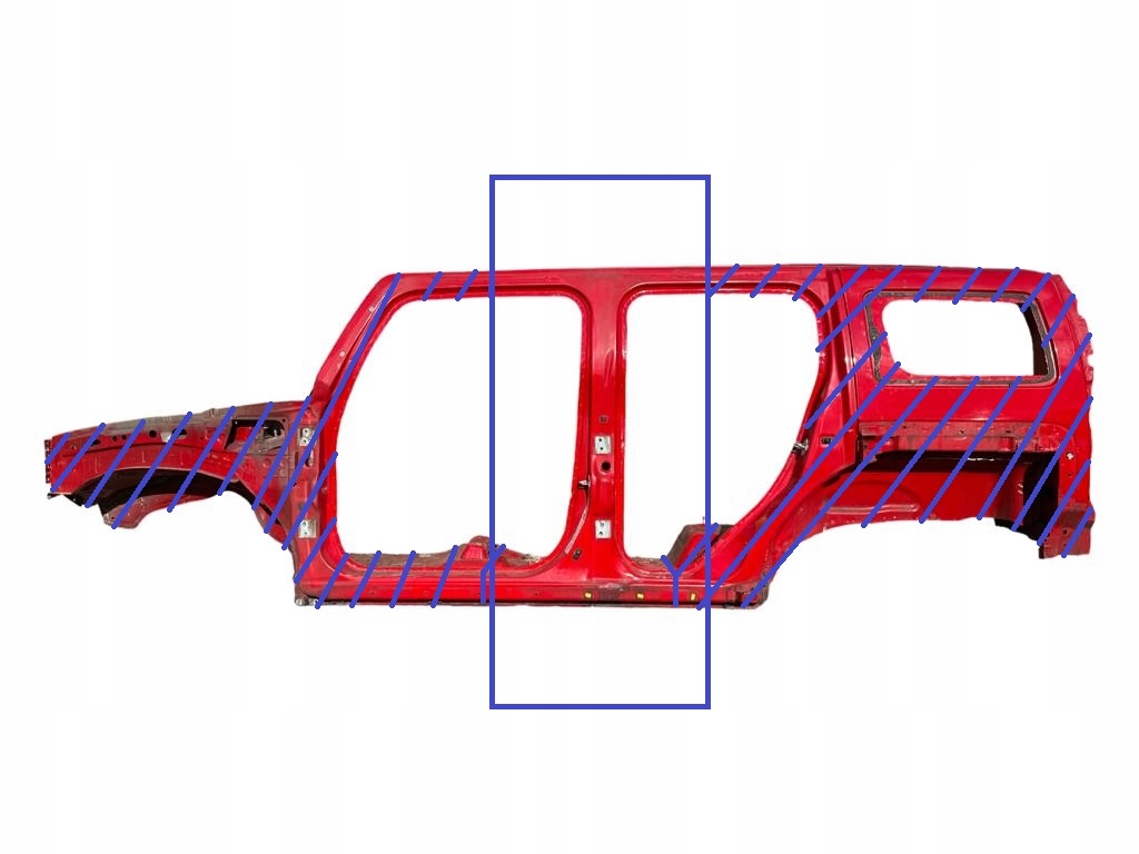 фото №1, Hummer h3 06-10r блок двигателя порог кузовной b lh